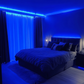 ruban led bleu chambre