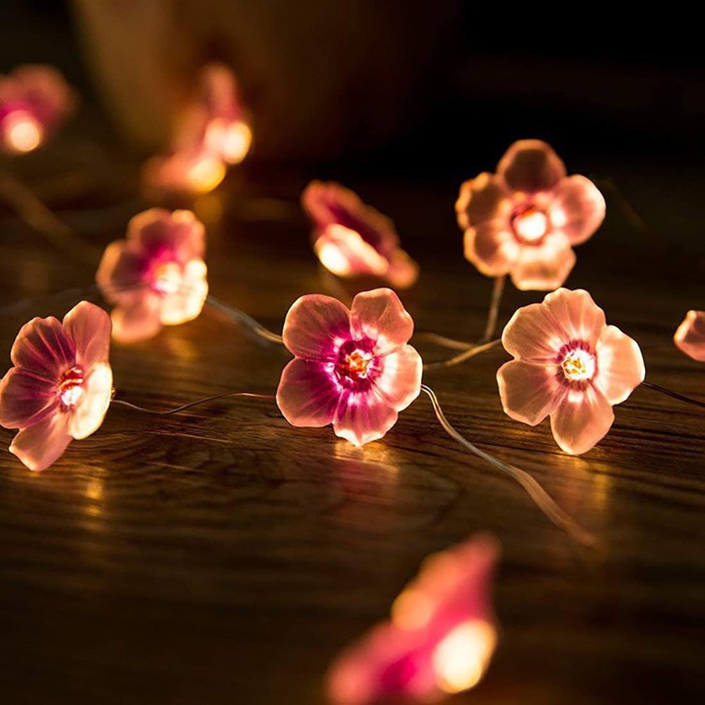 Guirlande Lumineuse Fleur Rose - La Petite Guirlande